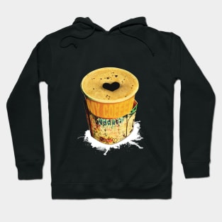 Coffee Graffitti Wrap Hoodie